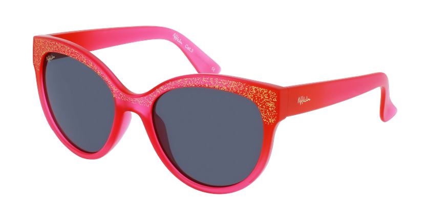 LUNETTES DE SOLEIL enfant LOURDES rose - Vue de face