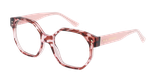 Lunettes de vue enfant TALIA écaille/rose - Vue de face