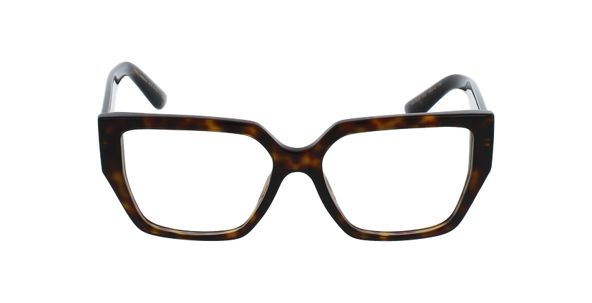 Lunettes de vue femme DG3373 écaille - Vue de face