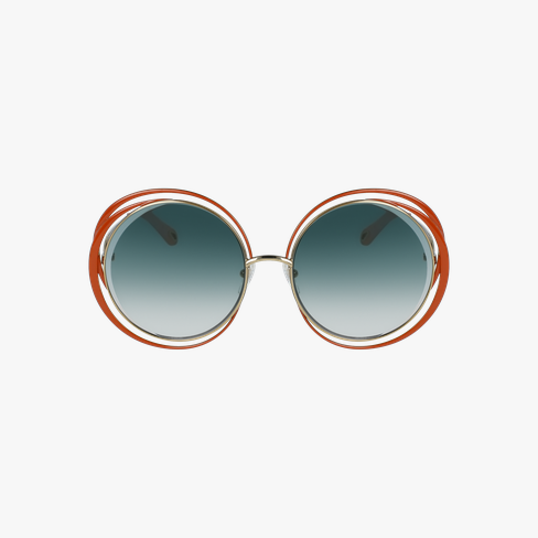 Lunettes de soleil femme CE155S dorée/marron Vue de face