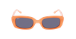 LUNETTES DE SOLEIL femme TRIANA orange - Vue de face