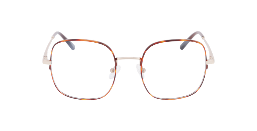 Lunettes de vue femme NIKITA écaille/dorée - Vue de face