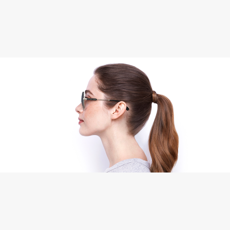Lunettes de soleil femme MARC 575/S dorée - Vue de face