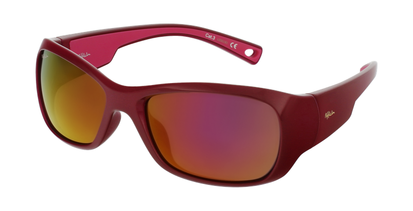 LUNETTES DE SOLEIL enfant THIAGO POLARIZED rose - vue de 3/4