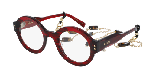 LUNETTES DE VUE femme PERSPICACE rouge marbré
