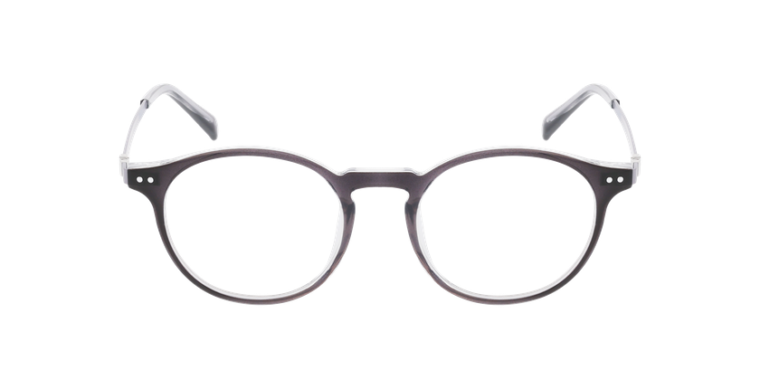 Lunettes de vue homme DAYAN gris/gris - Vue de face