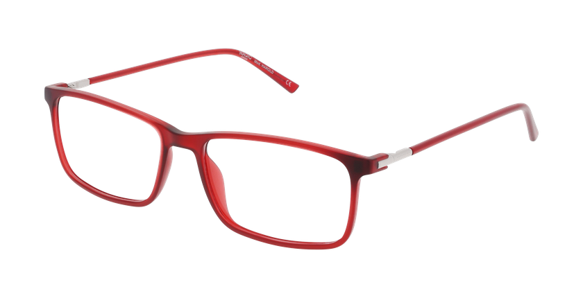 Lunettes de vue homme HAROLD rouge - Vue de face