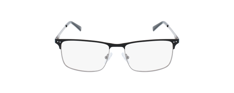Lunettes de vue homme MAGIC LEON noir/argenté - Vue de face