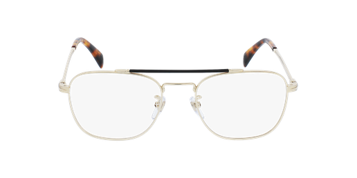 LUNETTES DE VUE homme DB 1016 doré Vue de face