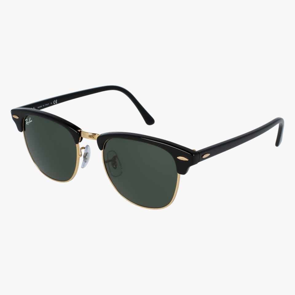 Lunettes de soleil CLUBMASTER noir - Vue de 3/4