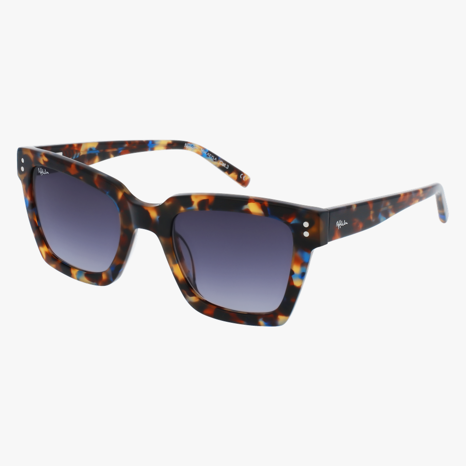 Lunettes de soleil femme KEYLA écaille - Vue de face