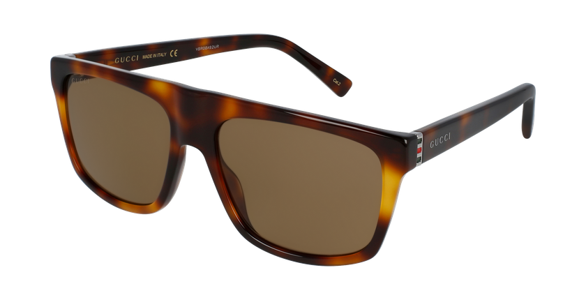 LUNETTES DE SOLEIL homme GG0450S écaille - vue de 3/4