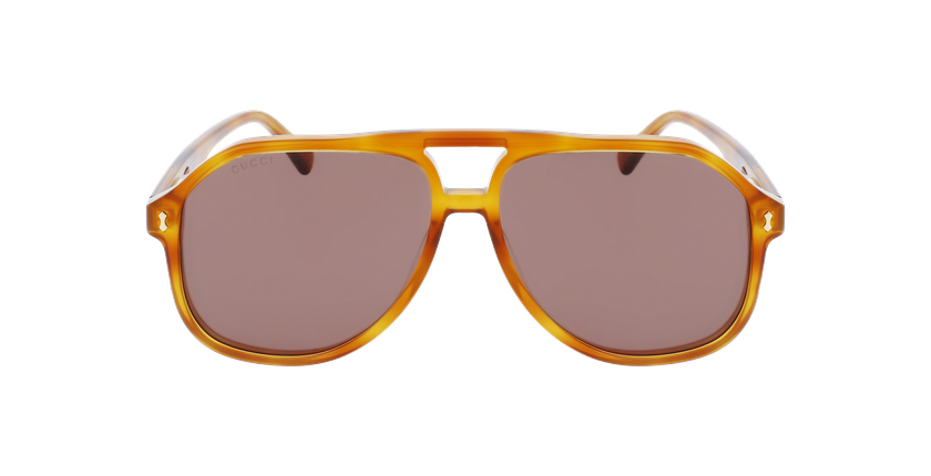 LUNETTES DE SOLEIL homme GG1042S écaille - Vue de face