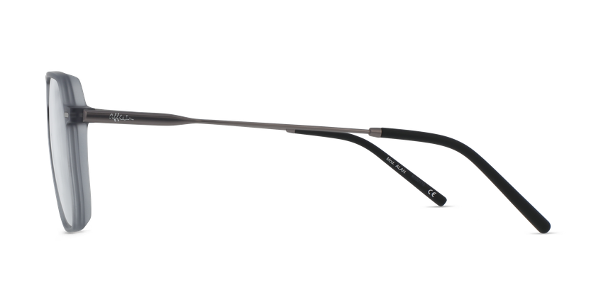 Lunettes de vue homme ALAN gun/argenté - Vue de face