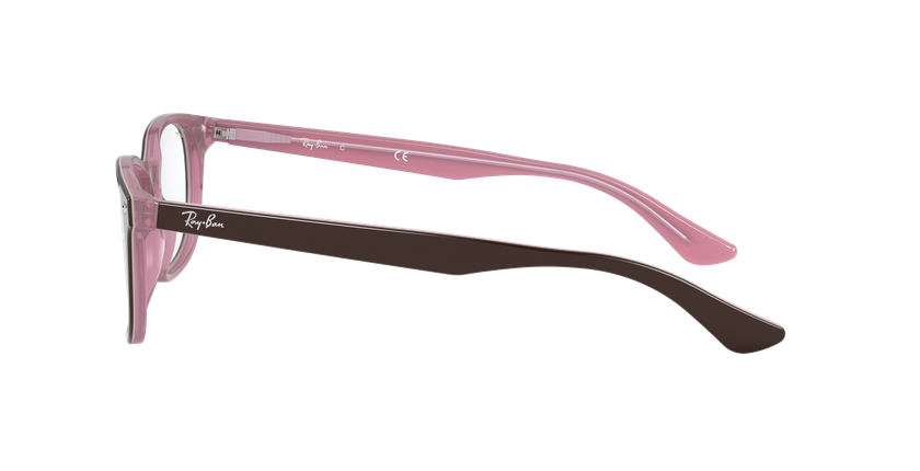 Lunettes de vue 0RX5375 écaille/rose - Vue de face