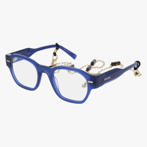 Lunettes de vue femme CARACTÈRES AUTHENTIQUE bleu/violet