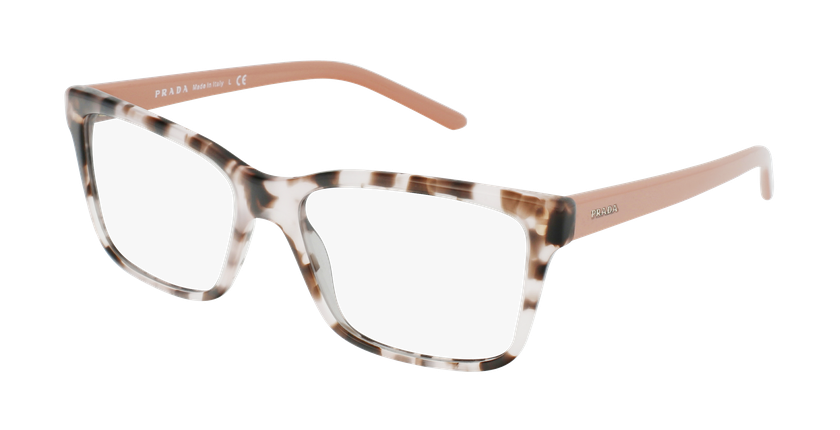 Lunettes de vue femme 0PR 17VV rose/rose - Vue de 3/4
