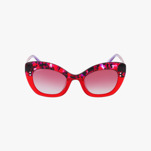 Lunettes de soleil femme MALICIEUSE rouge