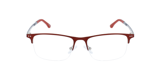 LUNETTES DE VUE homme MAGIC 128 CARBONE rouge/noirVue de face