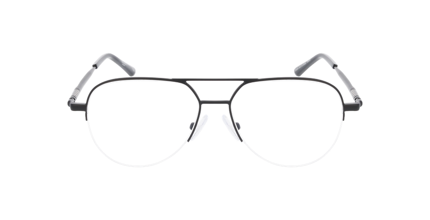 Lunettes de vue homme MAGIC284 noir/argenté - Vue de face