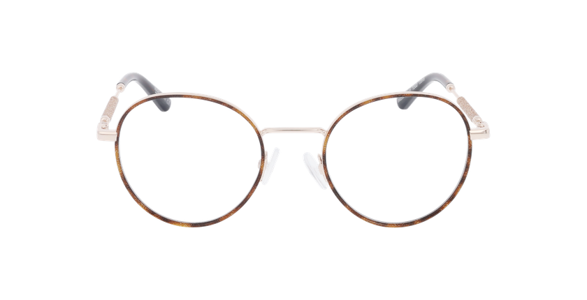Lunettes de vue femme MAGIC253 écaille/dorée - Vue de face