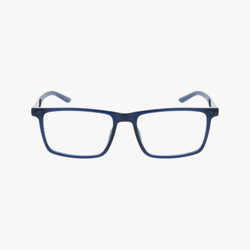 Lunettes de vue homme EMMANUEL bleu marine/rouge