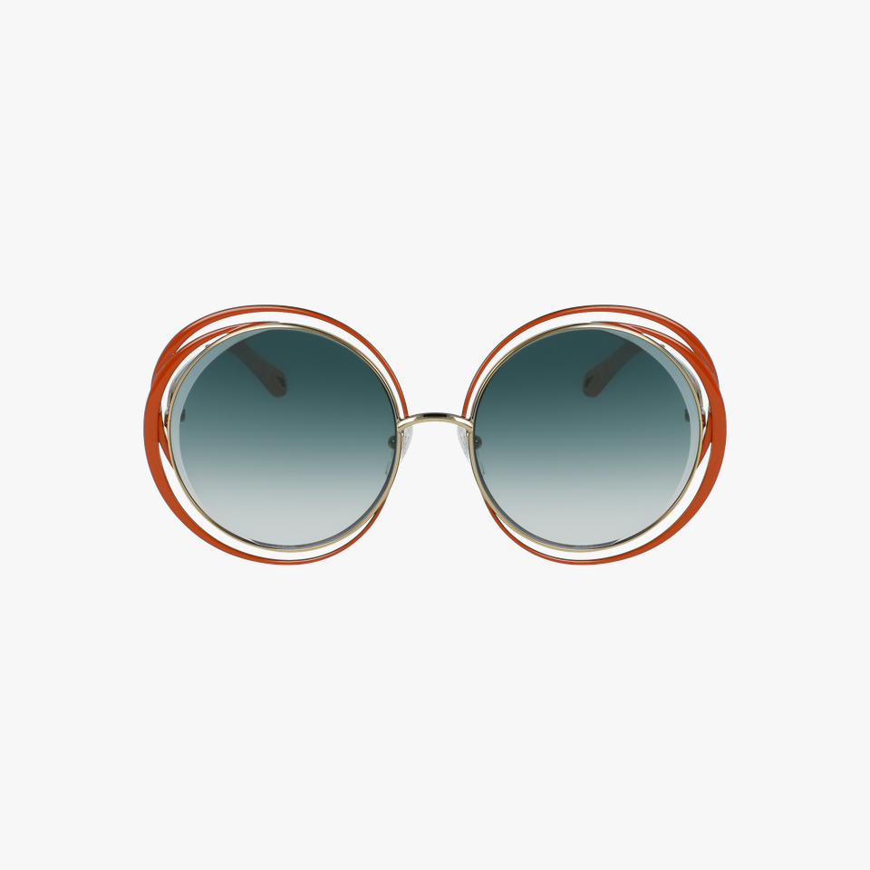Lunettes de soleil femme CE155S dorée/marron - Vue de face