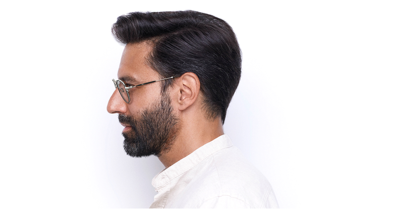 LUNETTES DE VUE homme MAGIC 185 noir/doré - Vue de face