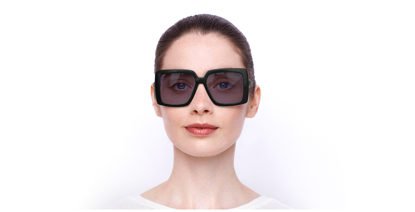 LUNETTES DE SOLEIL femme SK0351 noir - Vue de face
