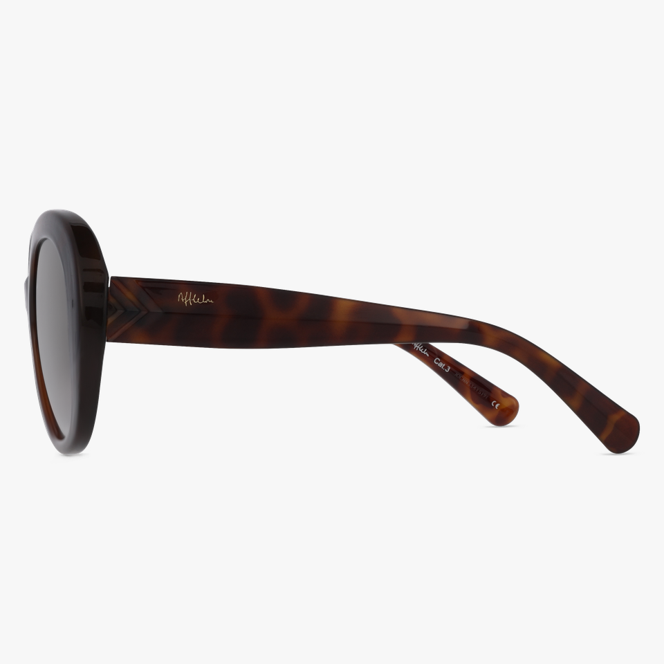 Lunettes de soleil femme VITA écaille - Vue de face
