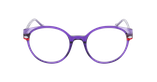 Lunettes de vue femme MAGIC281 violet/rose - Vue de face