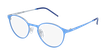 LUNETTES DE VUE femme OXYGEN bleu/argenté - Vue de face