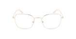 Lunettes de vue femme RZERO42 dorée - Vue de face