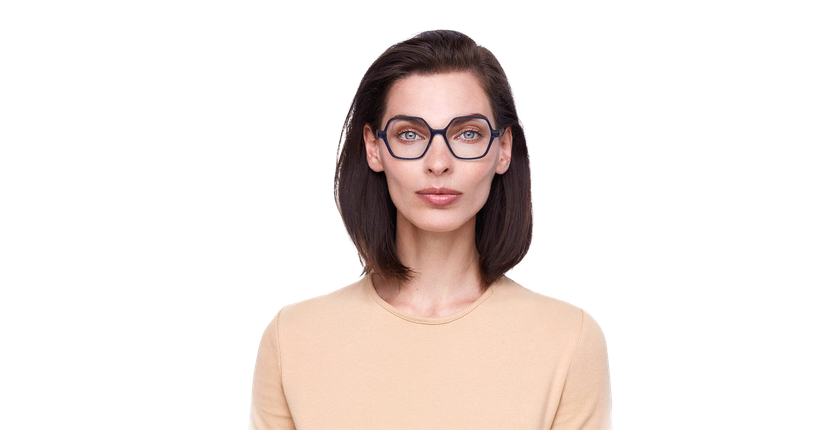 Lunettes de vue femme RZERO43 violet - Vue de face