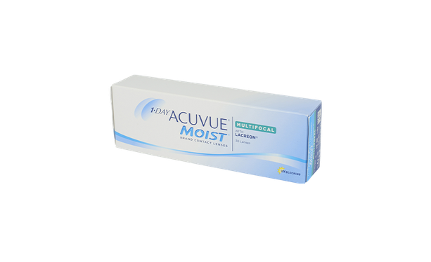 Lentilles de contact 1 Day Acuvue® Moist® Multifocal 30L - Vue de face