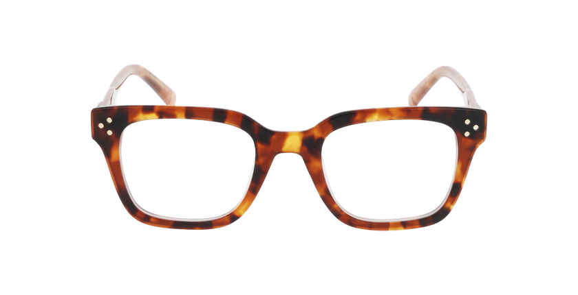 Lunettes de vue femme CARACTÈRES EXPRESSIVE écaille/rouge - Vue de face
