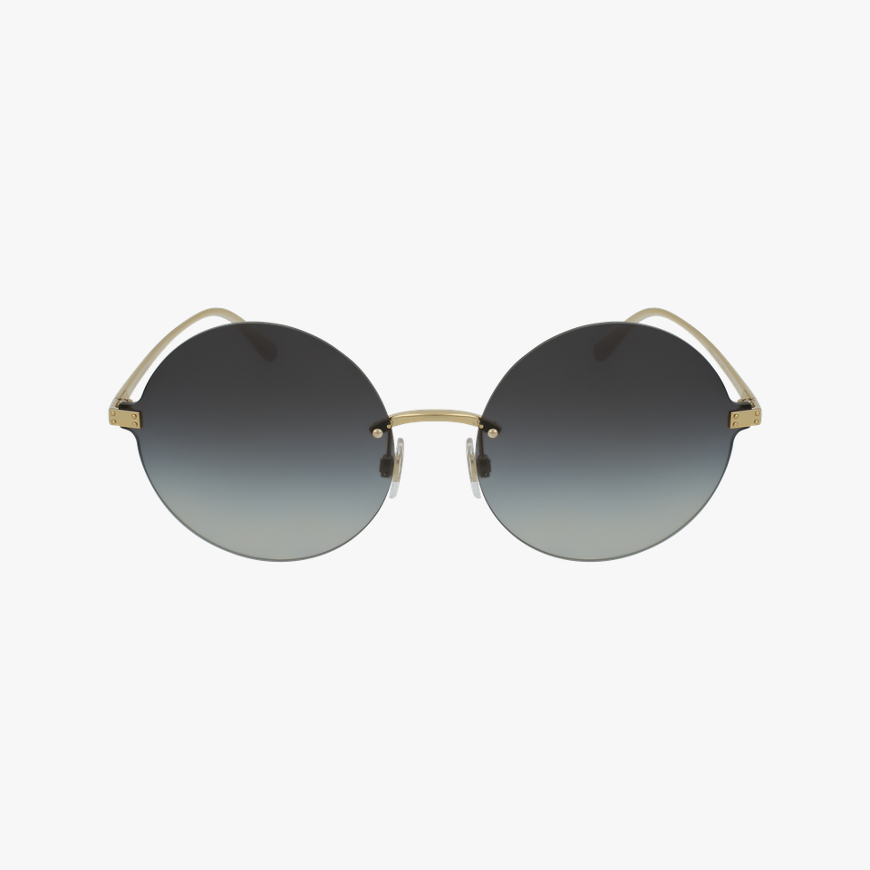 Lunettes de soleil femme DG2228 noir/dorée - Vue de face
