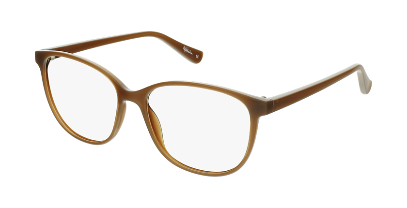LUNETTES DE VUE femme RZERO1 marron - vue de 3/4
