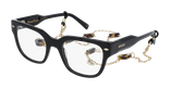 Lunettes de vue femme CARACTÈRES AUDACIEUSE noir - Vue de face