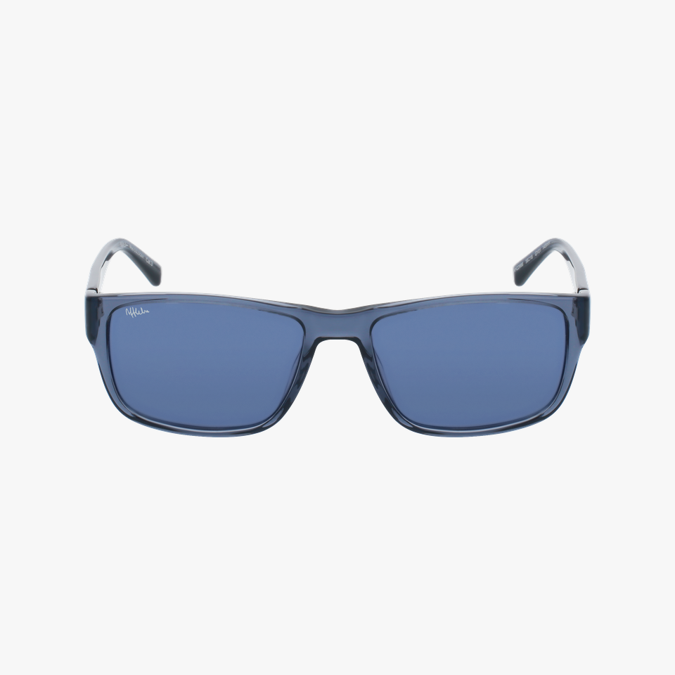 Lunettes de soleil homme COLOGNY blanc/gris - Vue de face