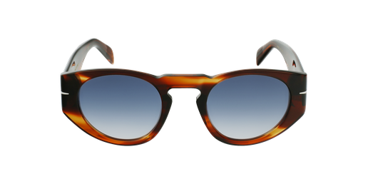 LUNETTES DE SOLEIL homme DB 7033/S dégradé noir écaille Vue de face