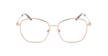 Lunettes de vue femme MADDIE dorée - Vue de face