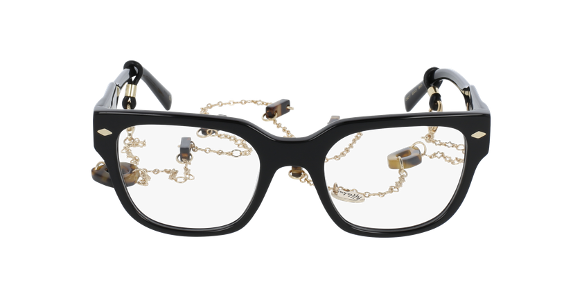 Lunettes de vue femme CARACTÈRES AUDACIEUSE noir - Vue de face