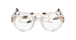 Lunettes de vue femme CARACTÈRES PERSPICACE rose - Vue de face