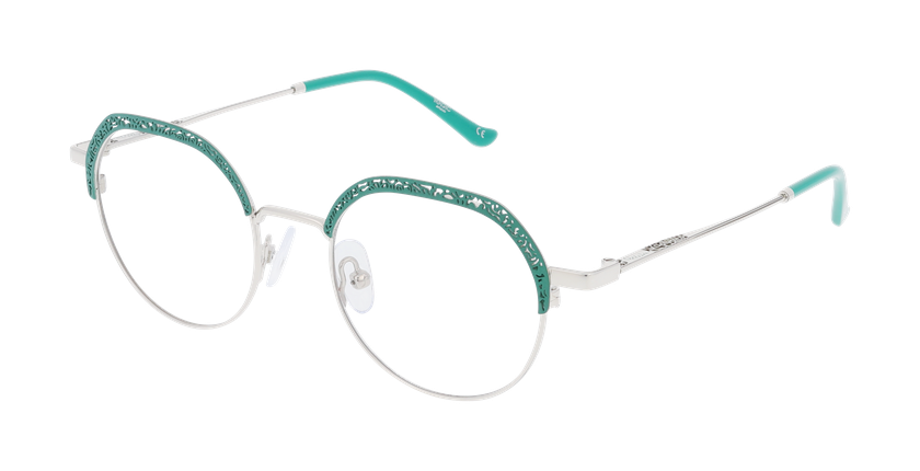 Lunettes de vue femme MAGIC292 vert/turquoise - Vue de face