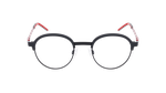 Lunettes de vue homme MAGIC276 noir/rouge - Vue de face