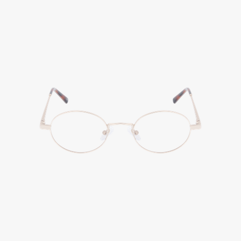 Lunettes de vue homme ORLANDO dorée Vue de face