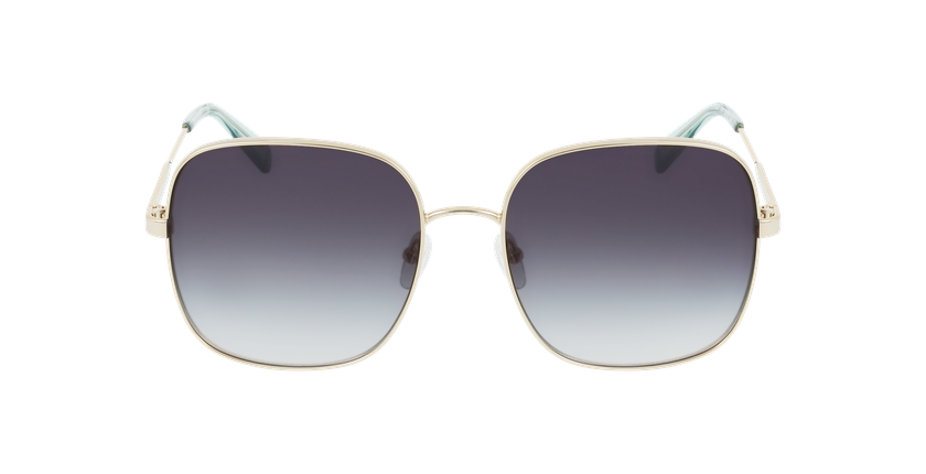 LUNETTES DE SOLEIL femme LO159S doré/bleu - Vue de face