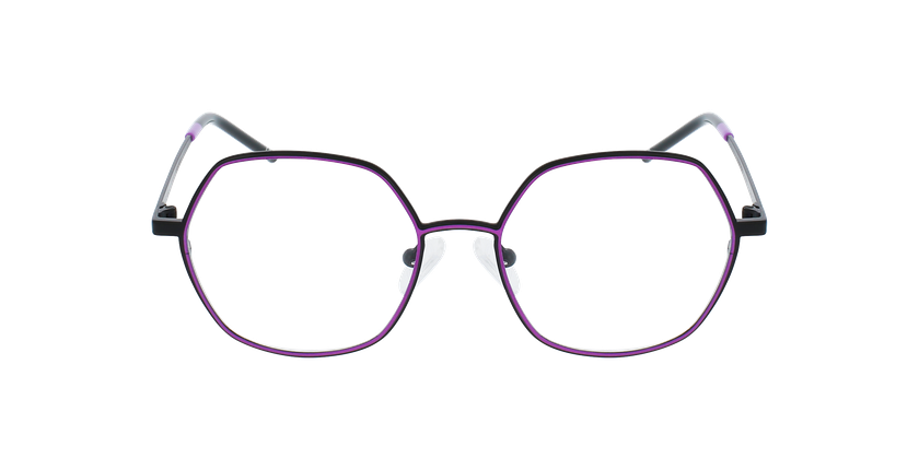 LUNETTES DE VUE femme MAGIC 153 noir/violet - Vue de face