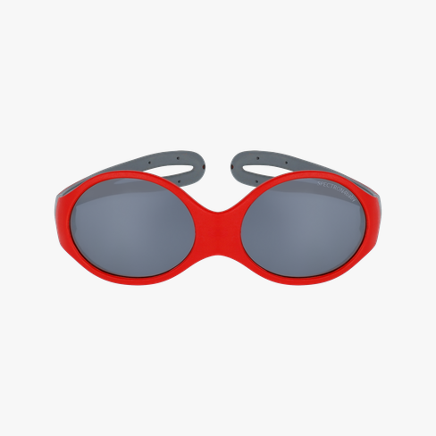 Lunettes de soleil enfant LOOP L rouge Vue de face
